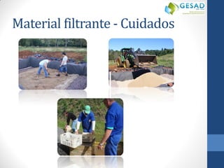 Material filtrante - Cuidados  
