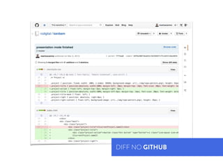 DIFF NO GITHUB
 