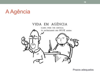 16

A Agência

Prazos adequados

 