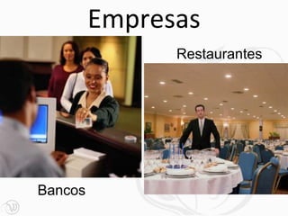 Empresas
               Restaurantes




Bancos
 