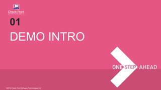 ©2016 Check Point Software Technologies Ltd.
DEMO INTRO
01
 