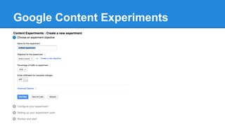 Google Content Experiments
 