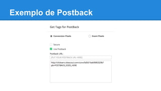 Exemplo de Postback
 