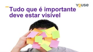 Tudo que é importante
deve estar visível
 