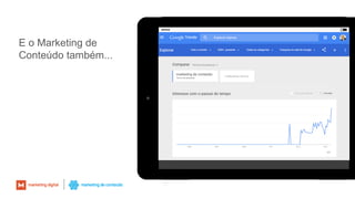 E o Marketing de
Conteúdo também...
47
 
