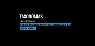 Custom Post Types, Custom Taxonomies e Meta boxes