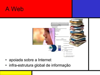 A Web apoiada sobre a Internet infra-estrutura global de informação 