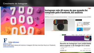 Crescimento do Instagram
 