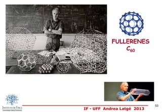 IF - UFF Andrea Latgé 2013
FULLERENES
C60
53
 