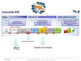 Aprovação do diretor 
PIC Gestão do projeto 
Copyright© 2014 Symnetics – Todos os direitos reservados 
 