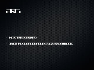 ARG Nós temos errado.  Isso não quer dizer que ARGs são errados. 