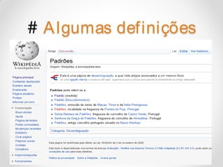 # A lgumas definições
 