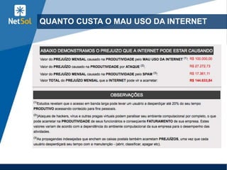 QUANTO CUSTA O MAU USO DA INTERNET
 