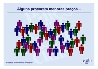 Alguns procuram menores preços...




Palestra Atendimento ao cliente
 