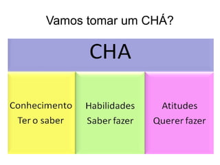 Vamos tomar um CHÁ?
 