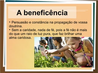 Palestra beneficência | PPT