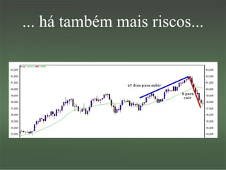 ... há também mais riscos... 
