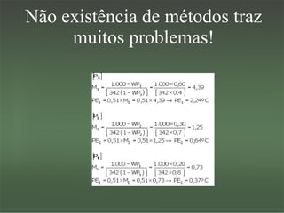 Não existência de métodos traz muitos problemas! 