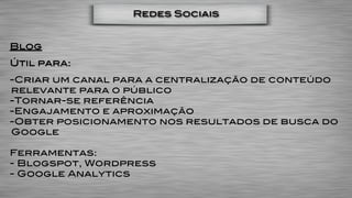 Redes Sociais - Palestra Brasília