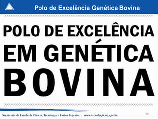 Polo de Excelência Genética Bovina




                                     98
 