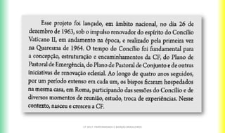 CF 2017: FRATERNIDADE E BIOMAS BRASILEIROS
 