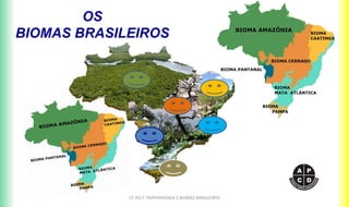 OS
BIOMAS BRASILEIROS
CF 2017: FRATERNIDADE E BIOMAS BRASILEIROS
 