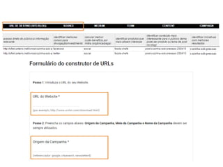 E não deixe de comparar seus resultados com os de
concorrentes e referências do seu mercado.
 