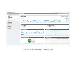 Exemplo de ferramenta para mensuração.
 