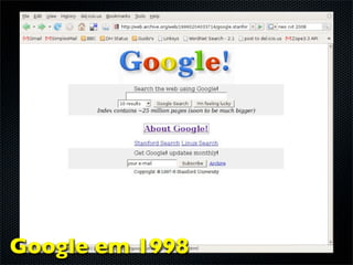 Google em 1998
 