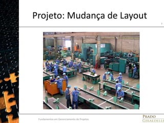 Projeto: Mudança de LayoutFundamentos em Gerenciamento de Projetos7