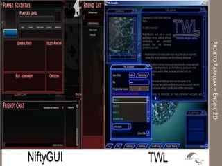 PROJETO PARALLAX – ENGINE 2D
 