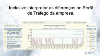Inclusive interpretar as diferenças no Perfil
de Tráfego da empresa.

 