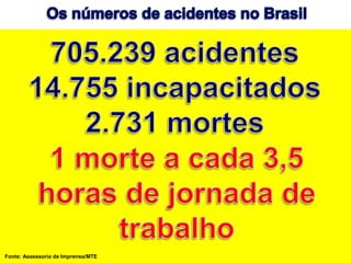 Fonte: Assessoria de Imprensa/MTE
 