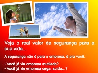 Palestra comportamento seguro - Trabalhe e Viva