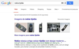 POR FALAR EM
INOVAÇÃO QUE DÁ
RESULTADO...
32
 