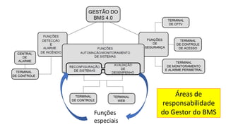 Áreas de
responsabilidade
do Gestor do BMSFunções
especiais
 