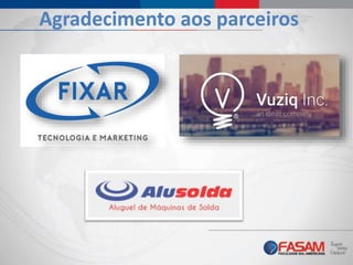 Agradecimento aos parceiros
 