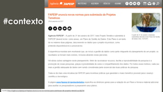 #contexto
Fonte:http://agencia.fapesp.br/fapesp-anuncia-novas-normas-para-submissao-de-projetos-tematicos/26274/
 