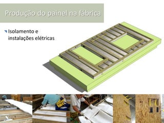 Produção do painel na fábrica

◥ Isolamento e
 instalações elétricas
 