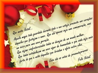 Palestra Natal e Espiritismo