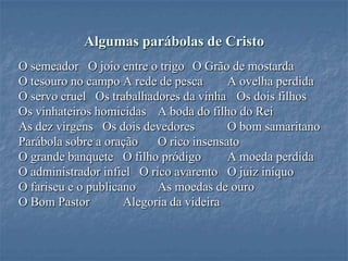 Estórias e parábolas