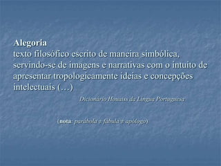 Estórias e parábolas