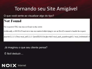 Tornando o Site Amigável Traçando Objetivos