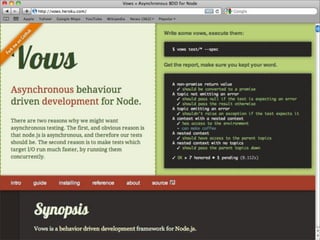 DevInRio 2010 - NodeJS