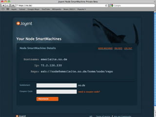 DevInRio 2010 - NodeJS