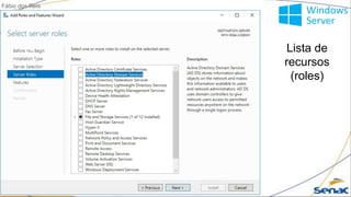 Lista de
recursos
(roles)
Fábio dos Reis
 