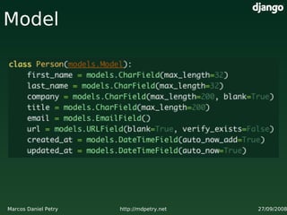 Criando websites a jato com Django
