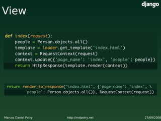 Criando websites a jato com Django