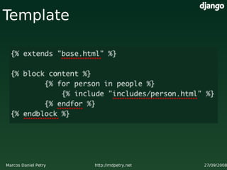 Criando websites a jato com Django