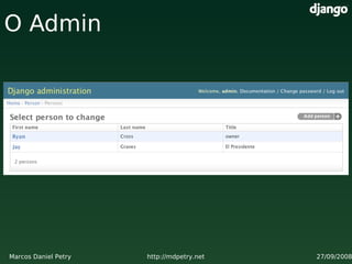 Criando websites a jato com Django